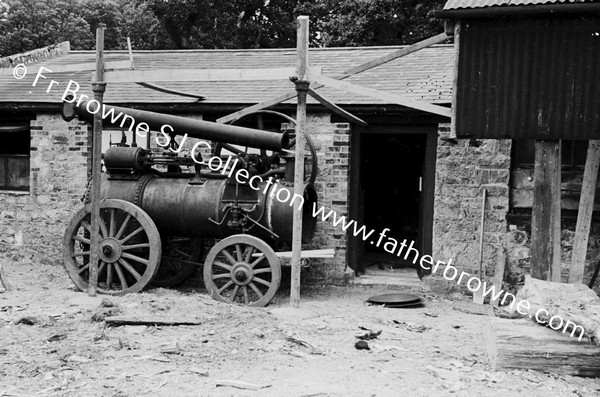 STEAM ENGINE BEING INSTALLED